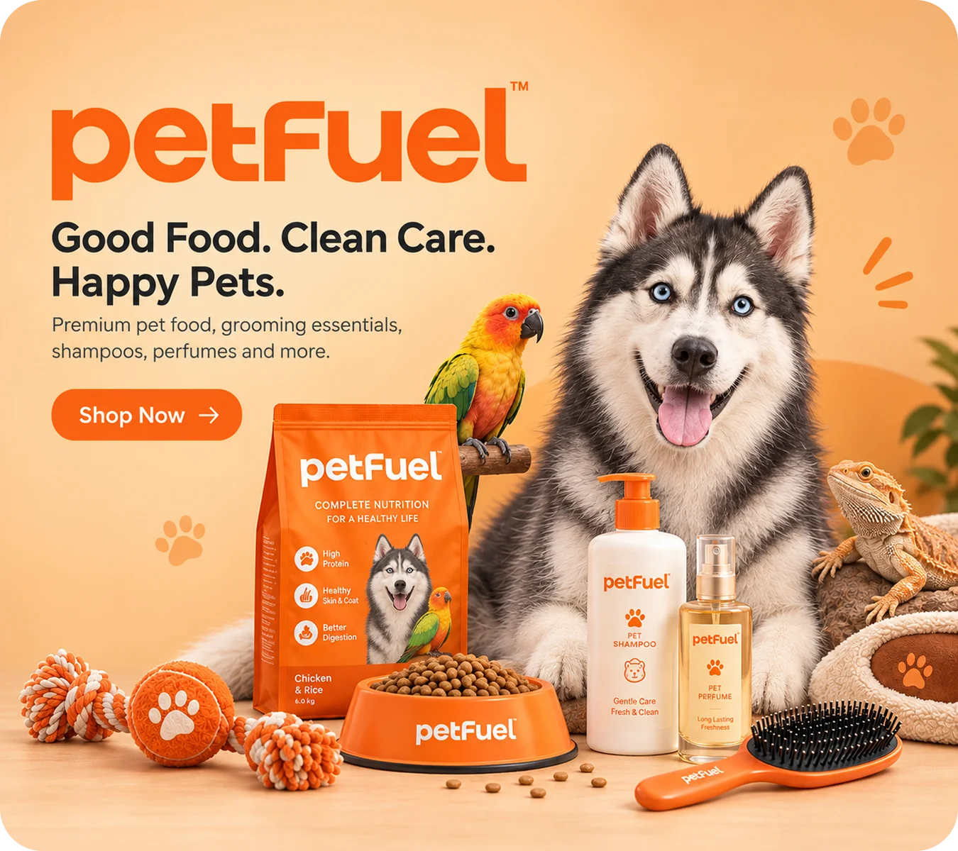 petFuel - Good Food, Clean Care, Happy Pets. Premium pet food and grooming.
